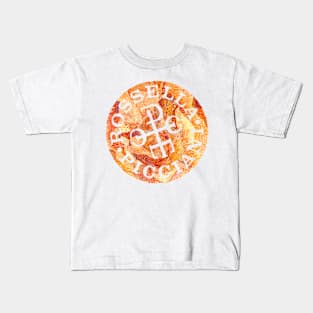 Rosy Cross (repeat pattern) Kids T-Shirt